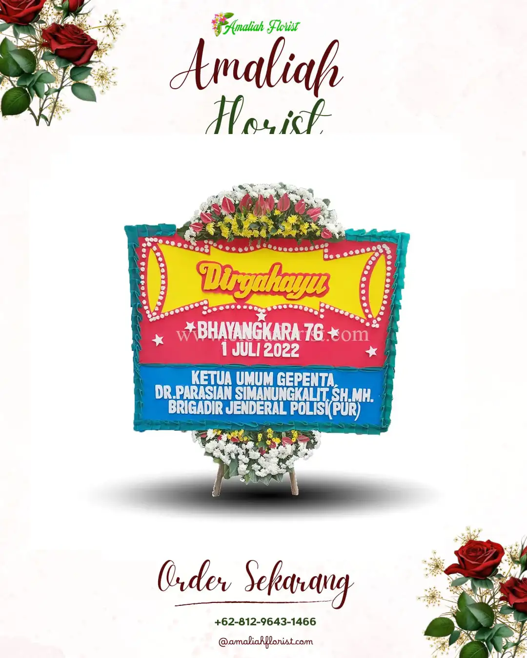 Papan Bunga HUT Ulang Tahun Ujungpangkah